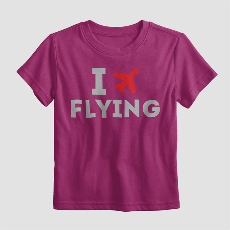 I Love Flying - Kids T-Shirt