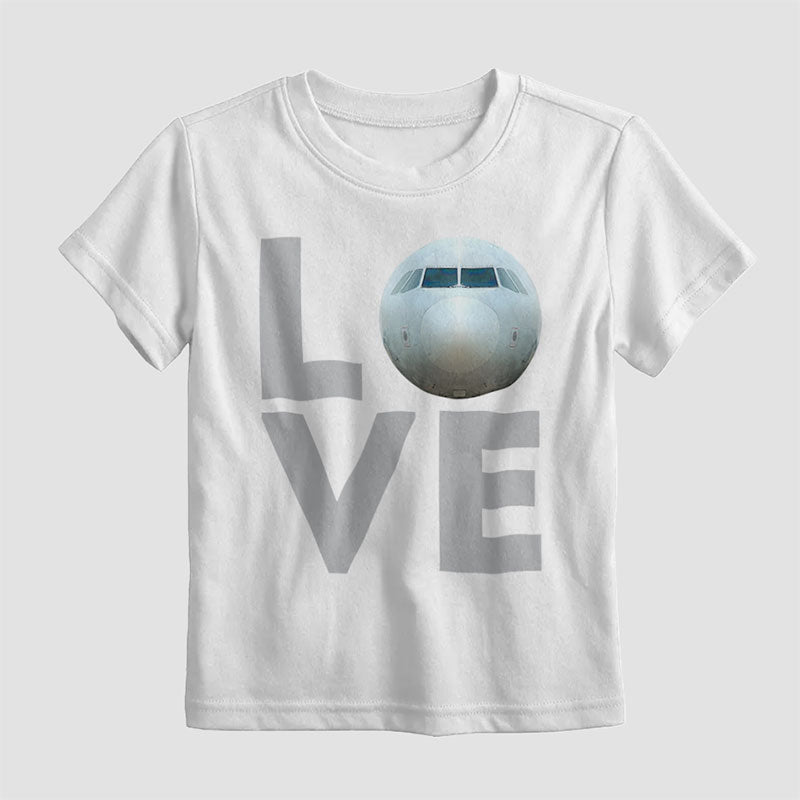 Avion d'amour - T-shirt pour enfants