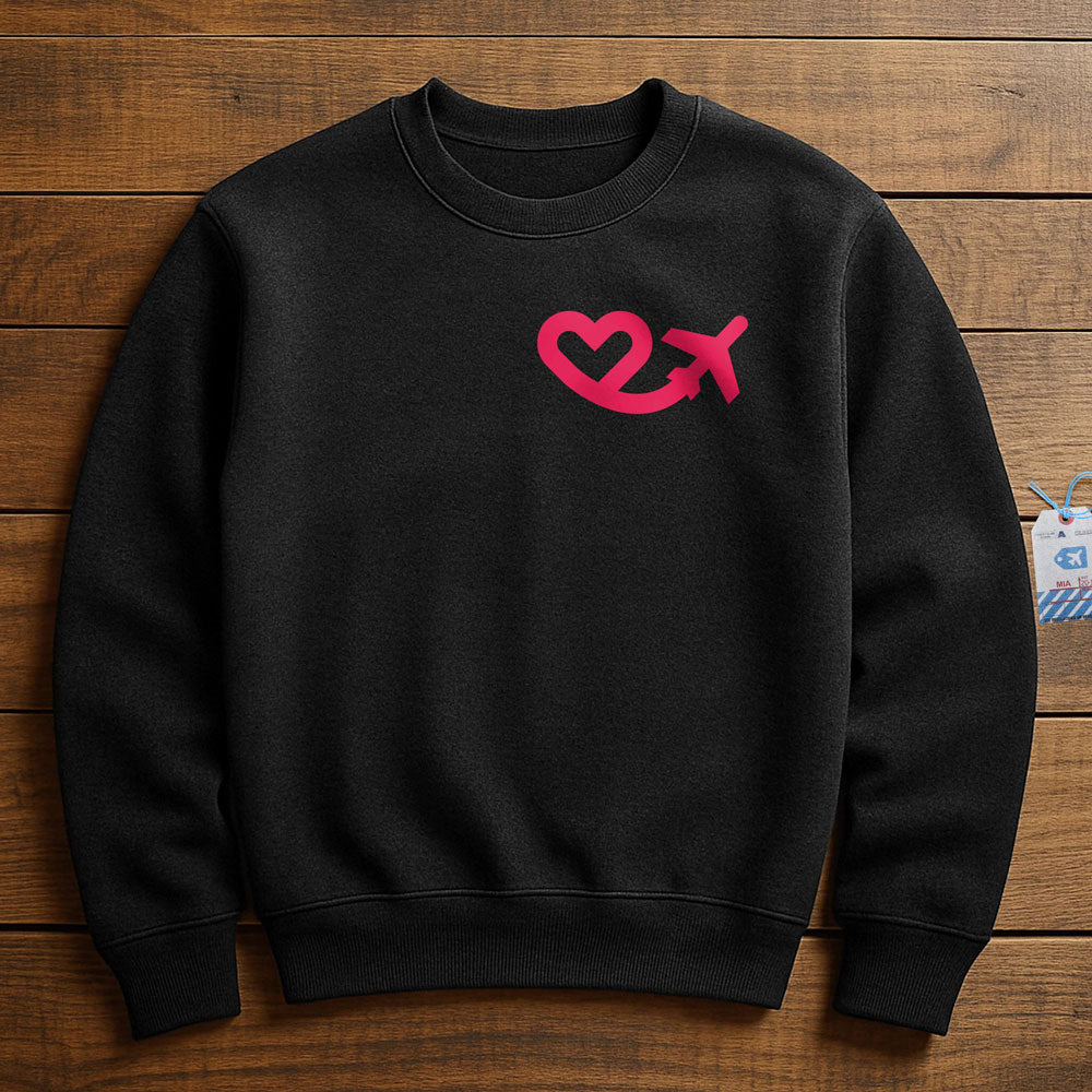 Love Planes - Sweatshirt - Black