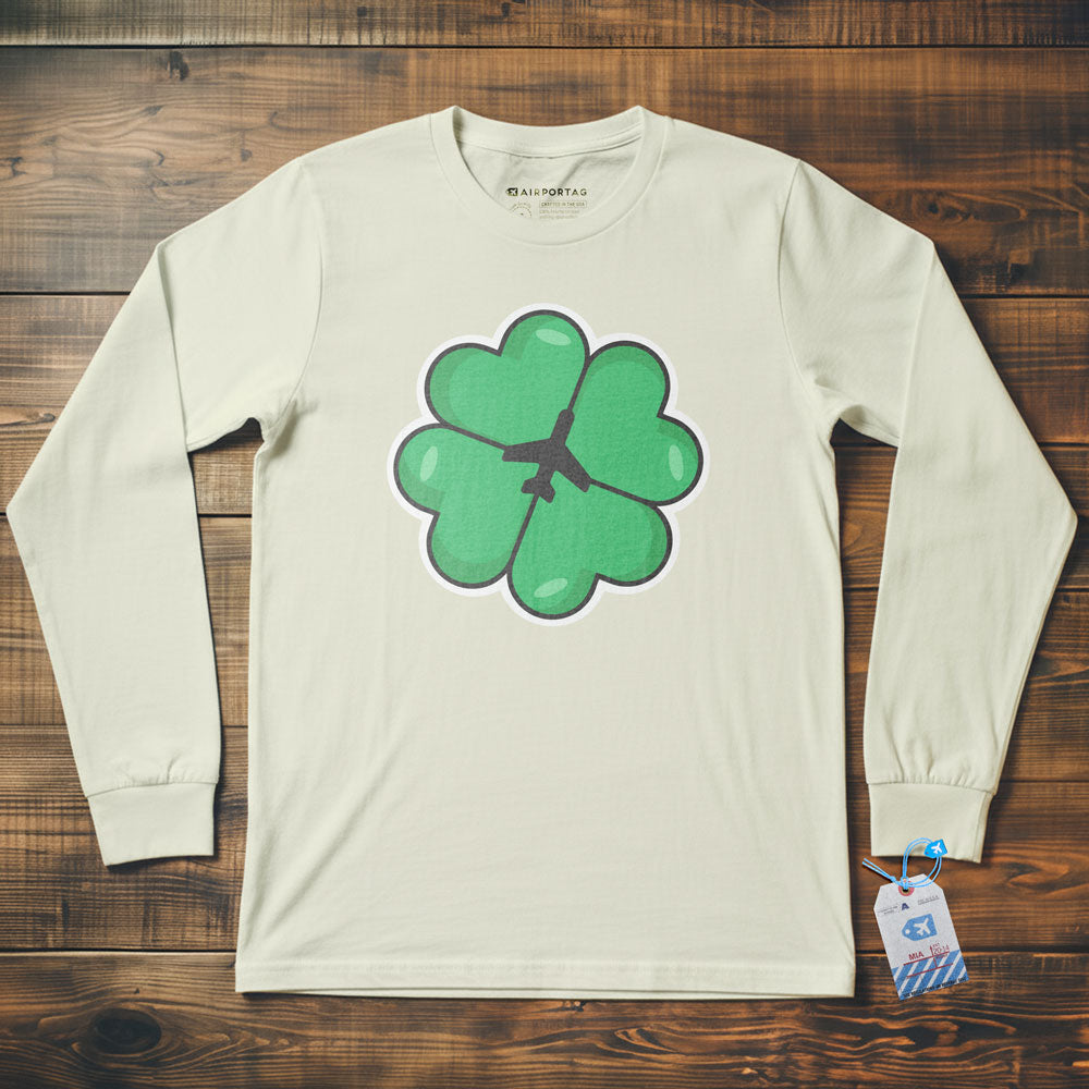 Lucky Leaf Plane - Long Sleeve T-Shirt