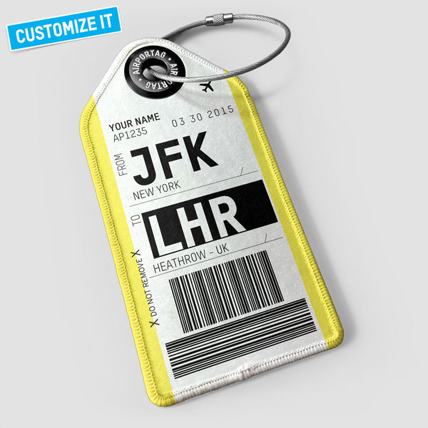 Luggage label on sale