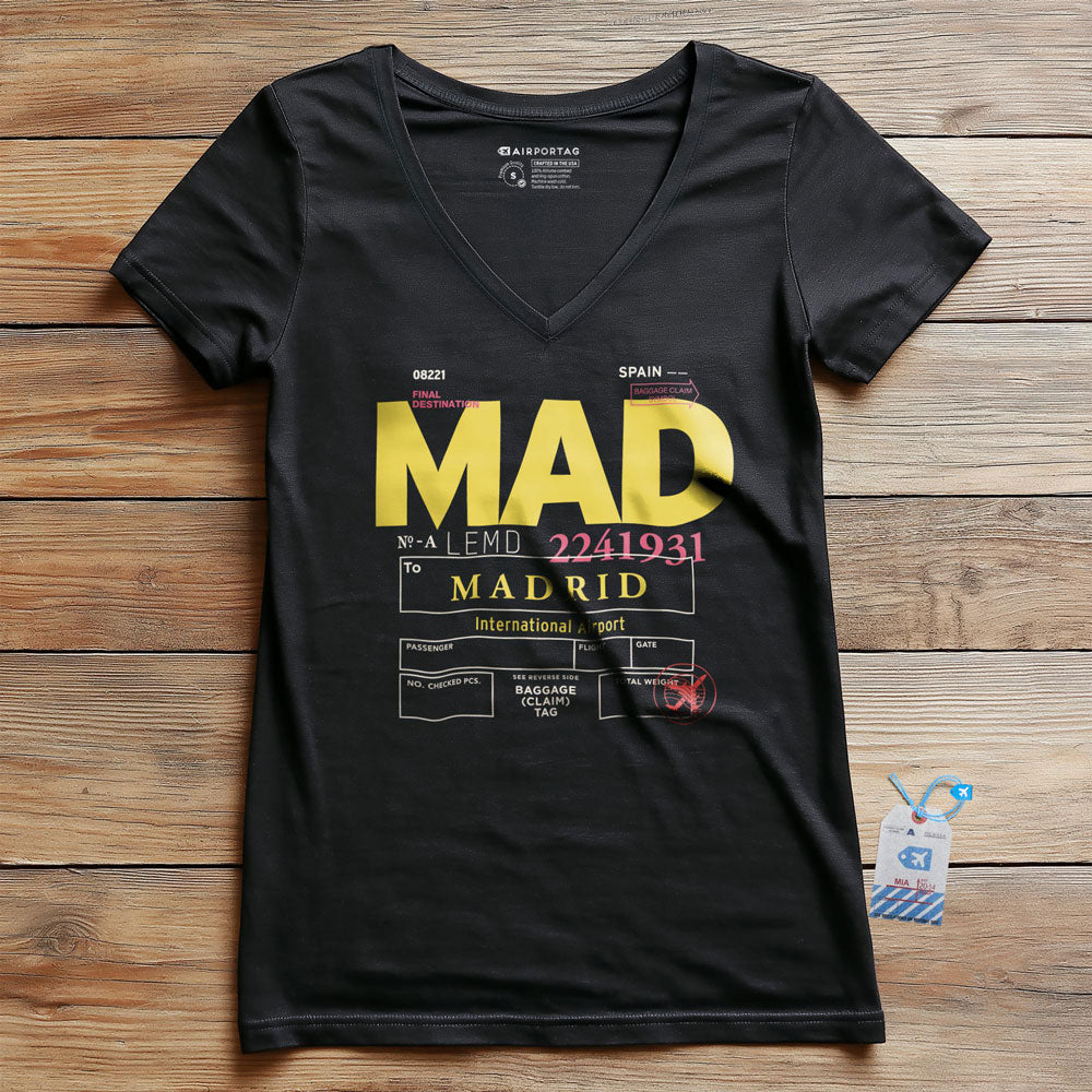 MAD - Women's V-Neck T-Shirt