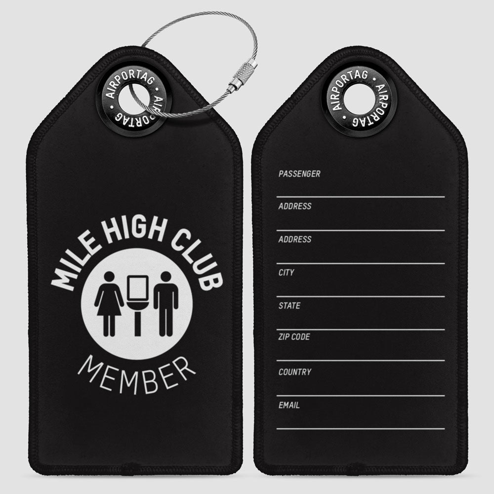 Mile High Club - Luggage Tag