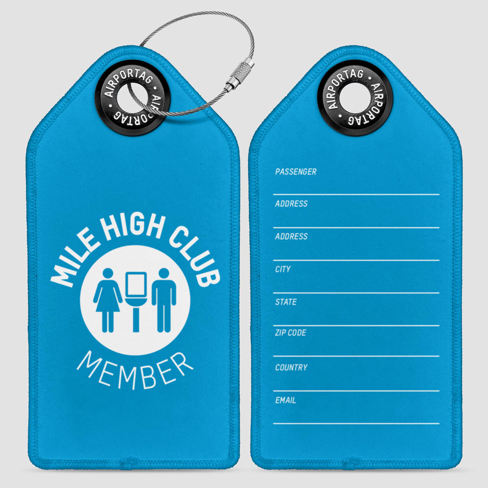 Mile High Club - Luggage Tag