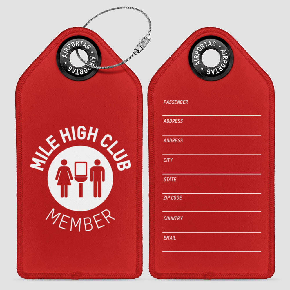 Mile High Club - Luggage Tag