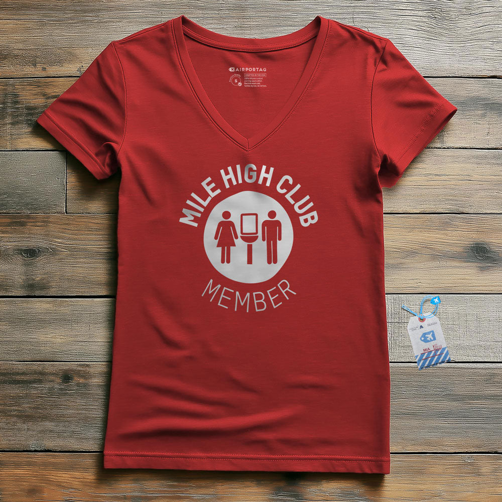 Mile High Club - Women's V-Neck T-Shirt