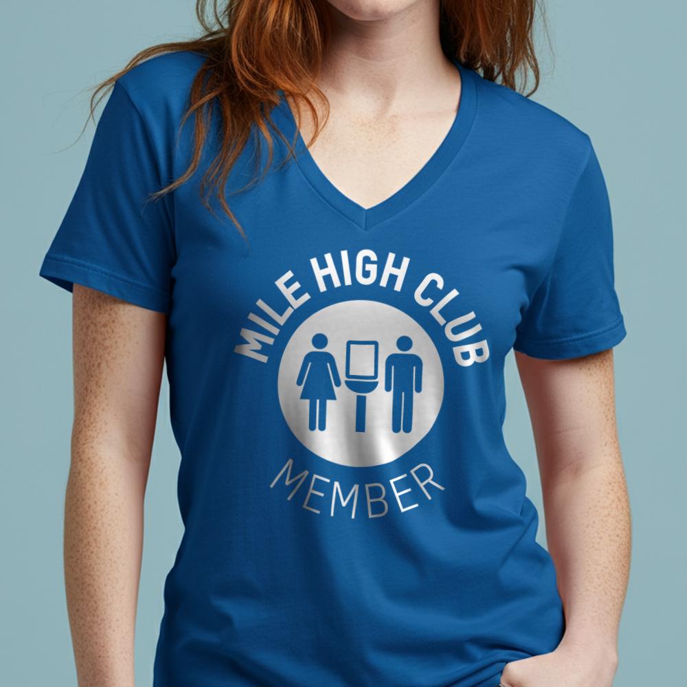 Mile High Club - Women's V-Neck T-Shirt