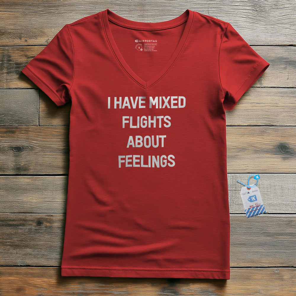 Mixed Flights - Women's V-Neck T-Shirt