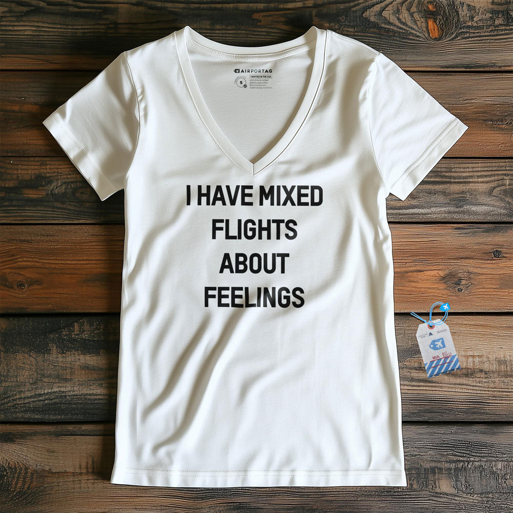 Mixed Flights - Women's V-Neck T-Shirt