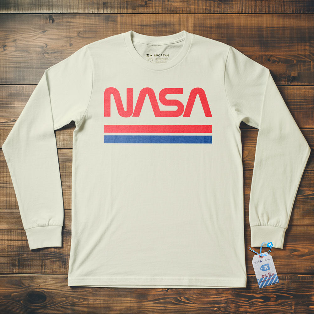 Nasa Worm Logo - Long Sleeve T-Shirt
