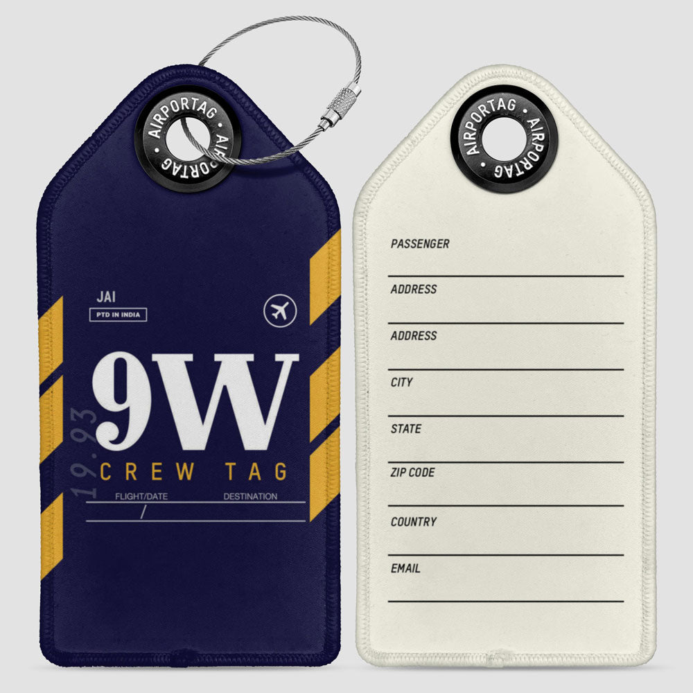 9W - Luggage Tag