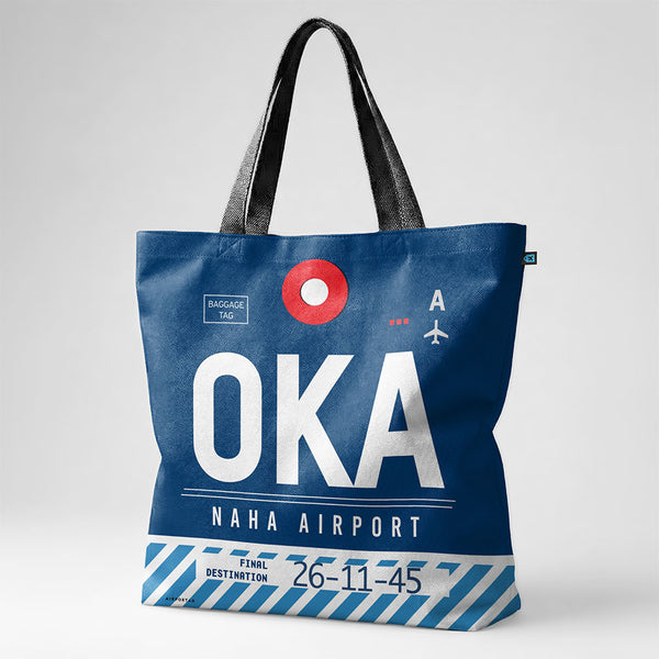 トートバッグ - OKA - 那覇空港 - 沖縄、琉球諸島、日本 - IATA コード OKA トートバッグ - OKA - 那覇空港 - 沖縄、琉球諸島、日本 - IATA コード OKA