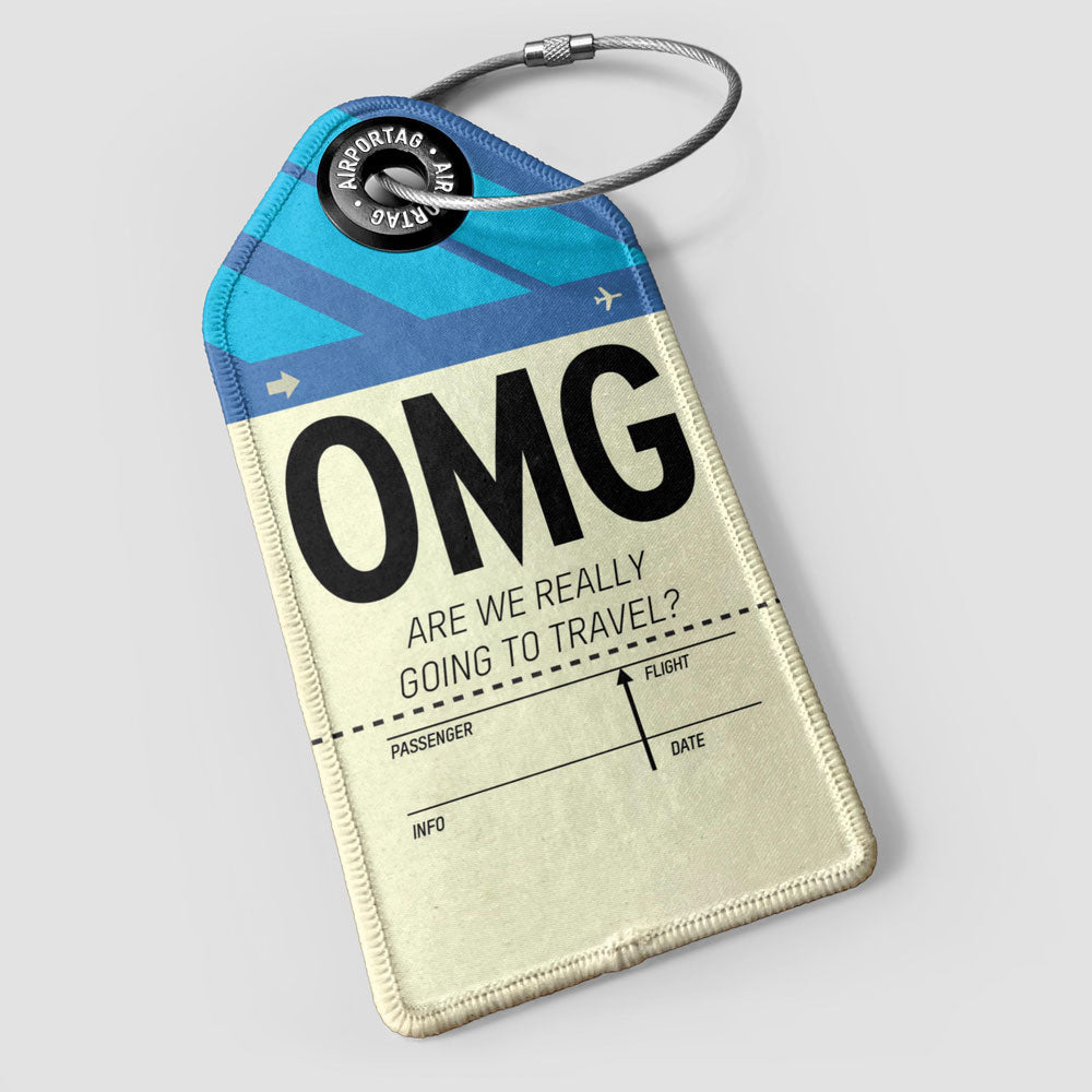 OMG Funny Abbreviation - Luggage Tag