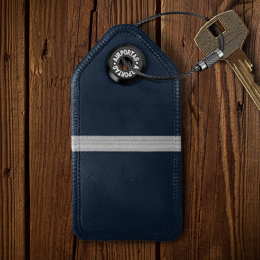 Navy Pilot Stripes - Keychain