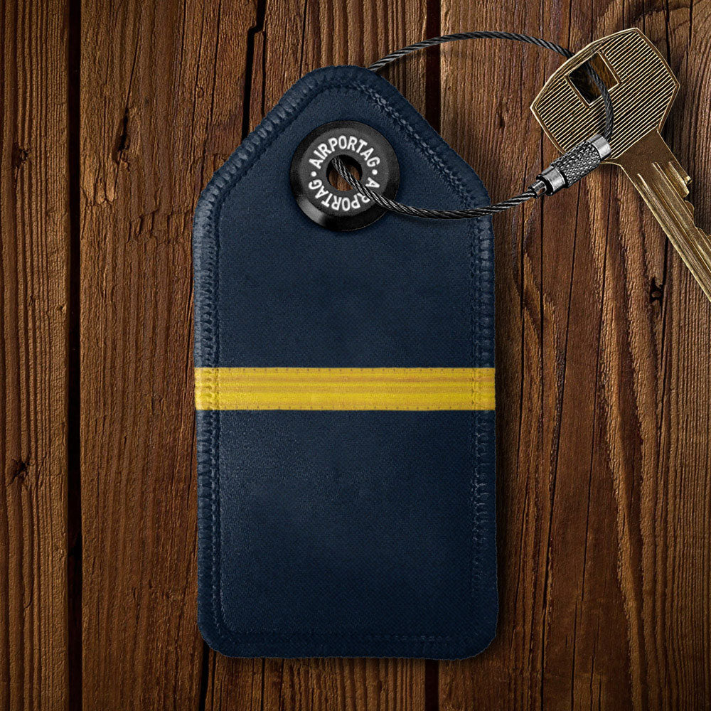 Navy Pilot Stripes - Keychain