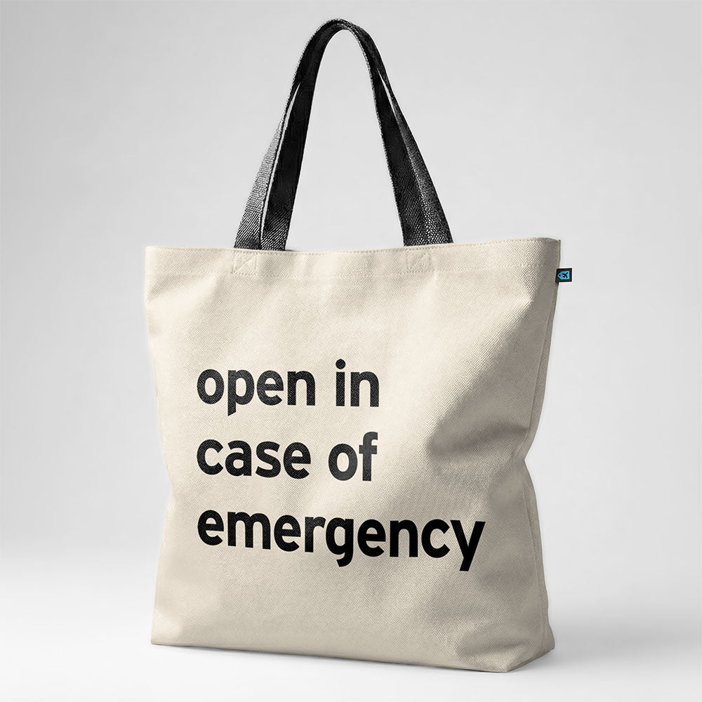 Ouvert en cas d'urgence - Tote Bag