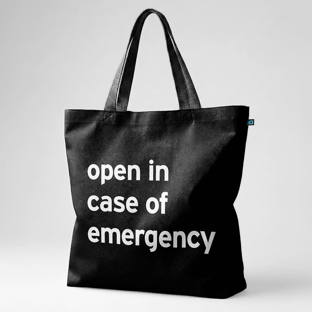 Ouvert en cas d'urgence - Tote Bag