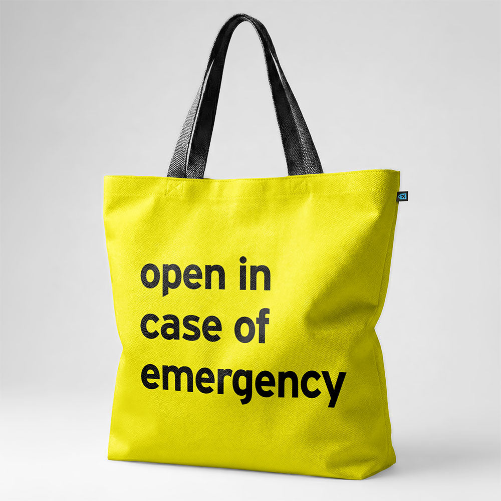 Ouvert en cas d'urgence - Tote Bag