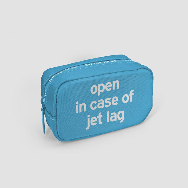 Open In Case Of Jet Lag - Mini Packing Bag