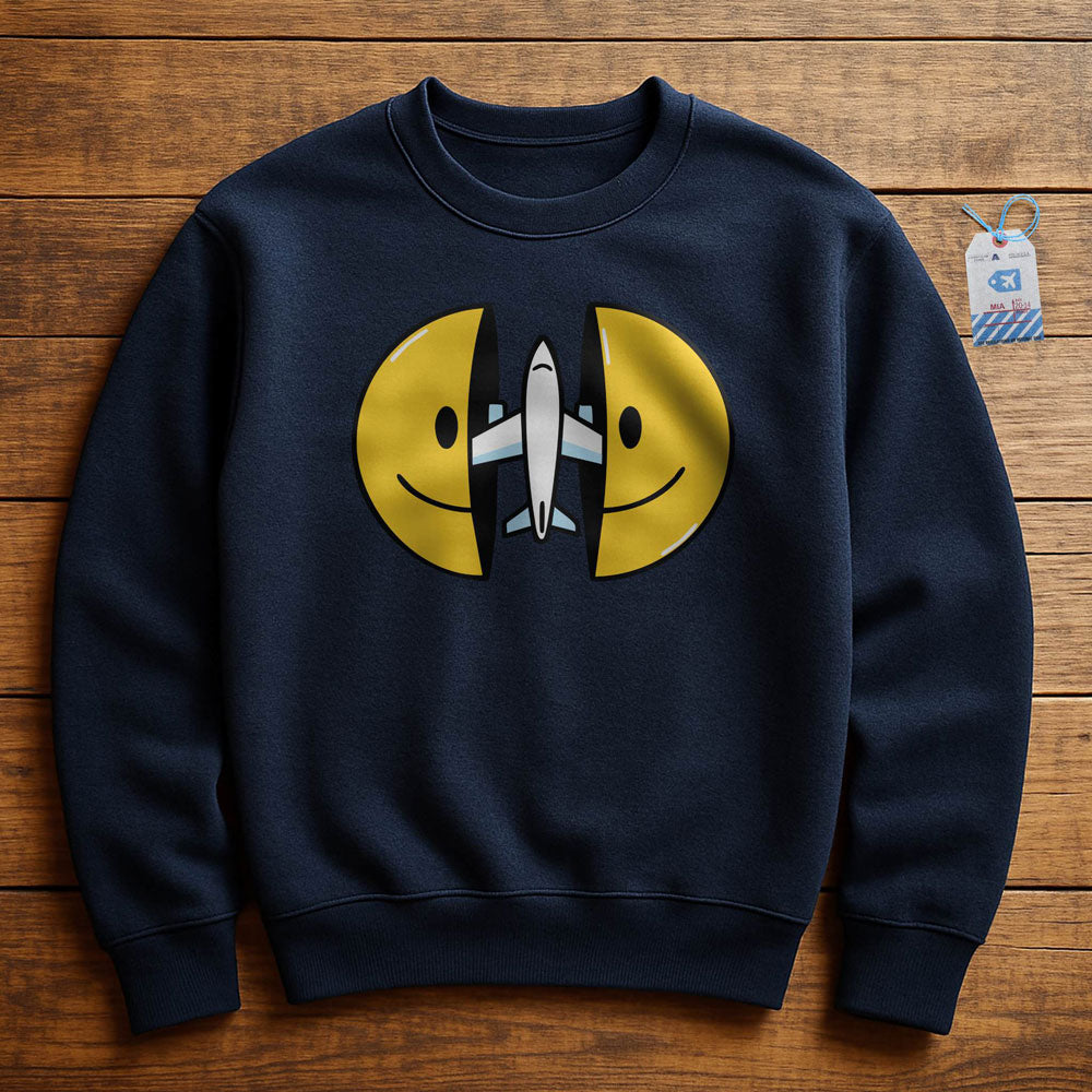 Open Smile Plane - Sweatshirt