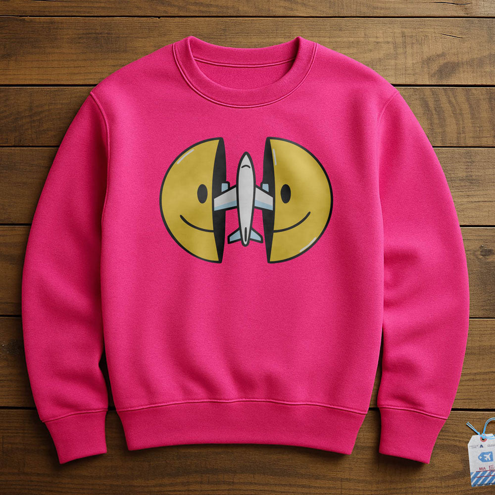 Open Smile Plane - Sweatshirt