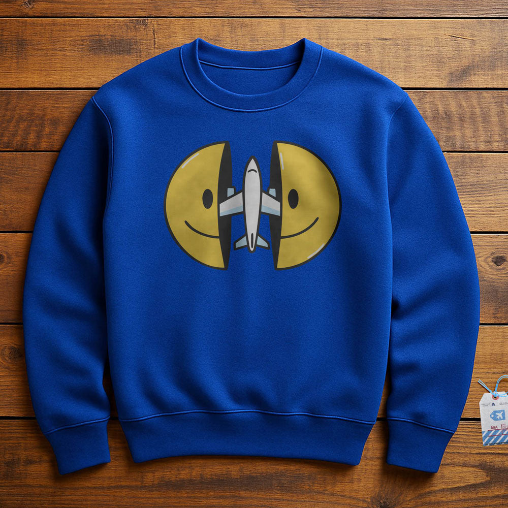 Open Smile Plane - Sweatshirt