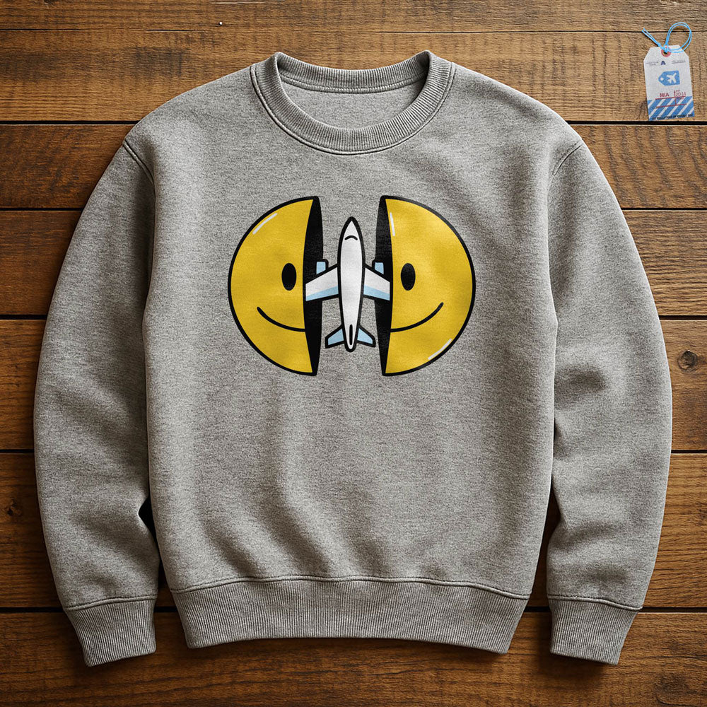 Open Smile Plane - Sweatshirt