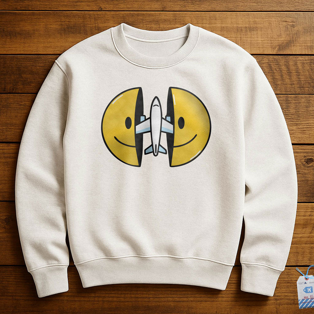 Open Smile Plane - Sweatshirt
