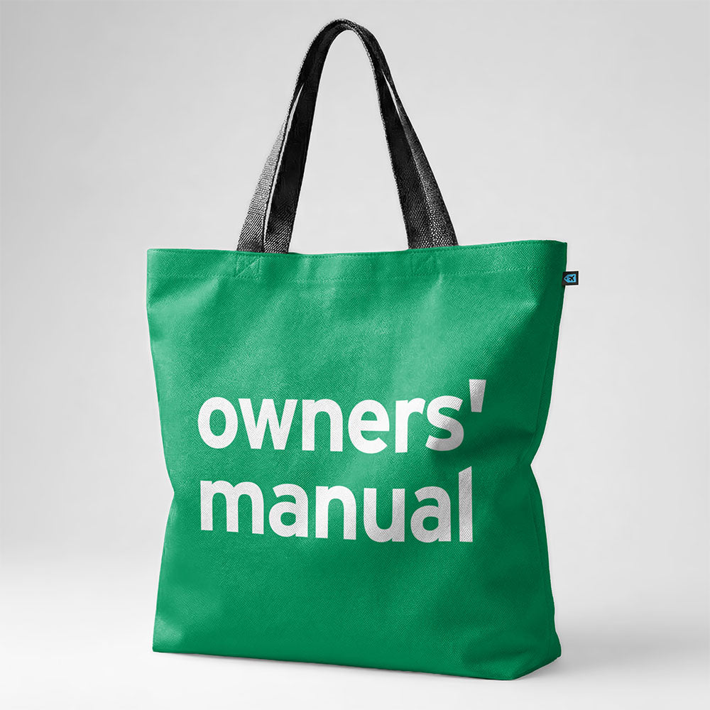 Owners Manual - Tote Bag