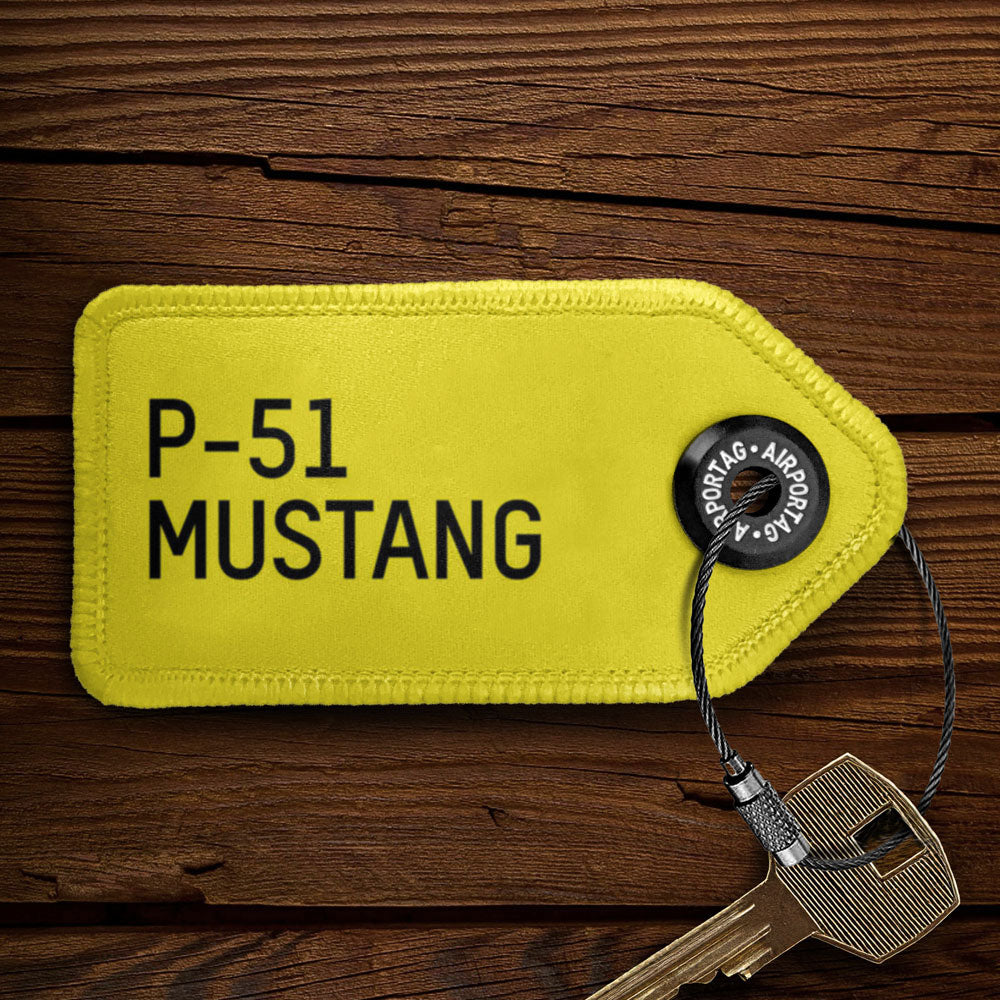 P-51 Mustang - Tag Keychain