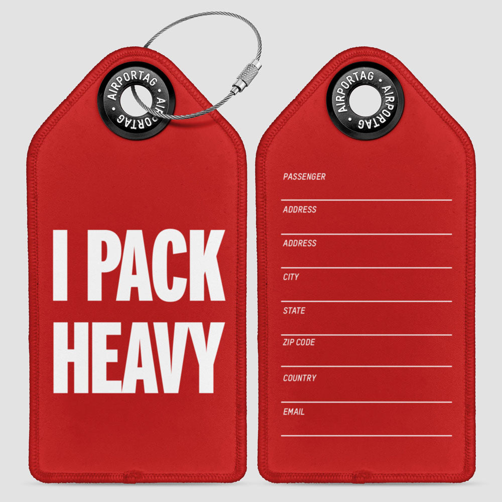 I Pack Heavy - 荷物タグ