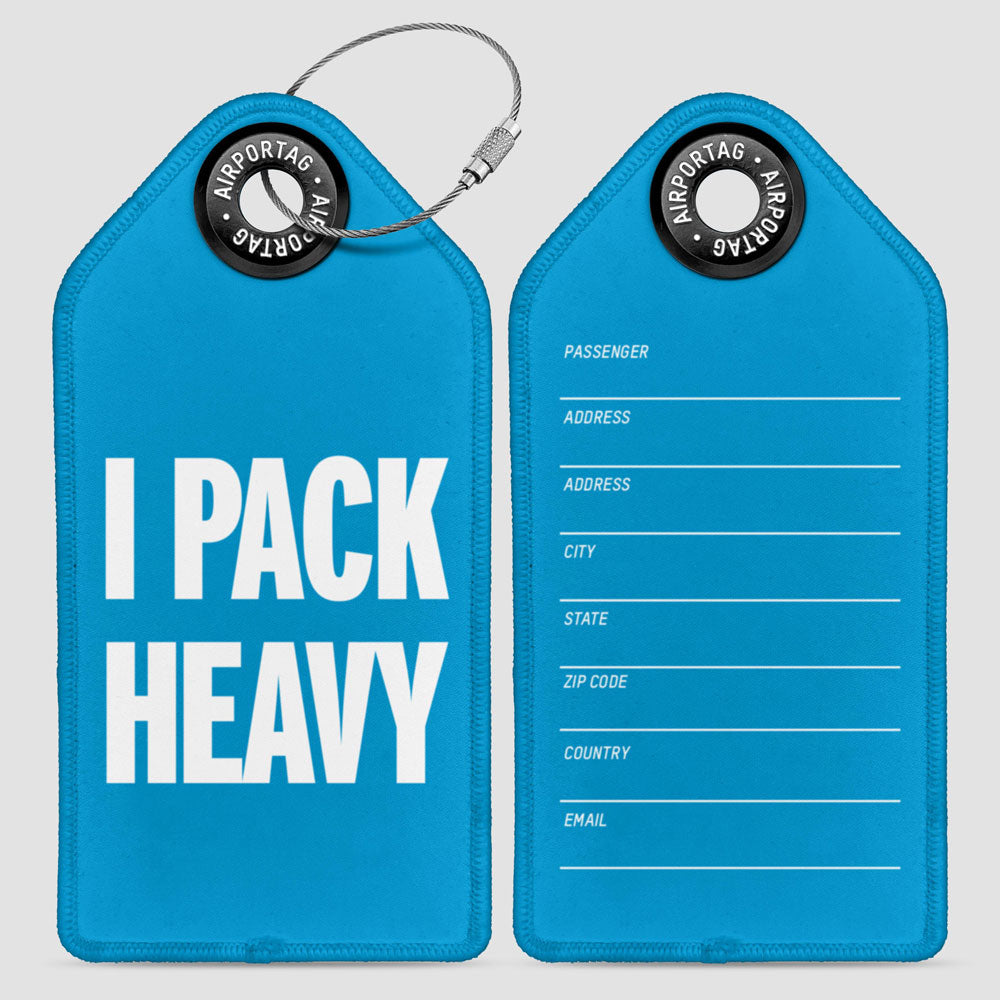 I Pack Heavy - 荷物タグ