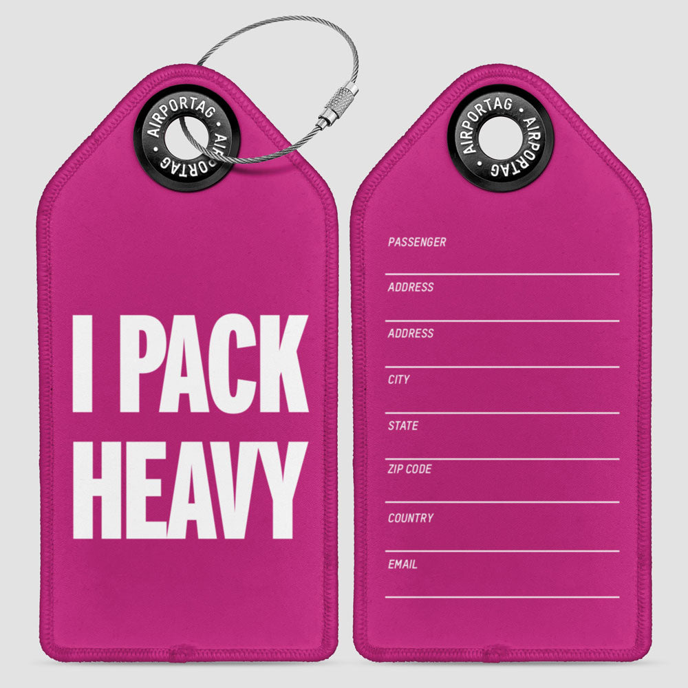 I Pack Heavy - 荷物タグ