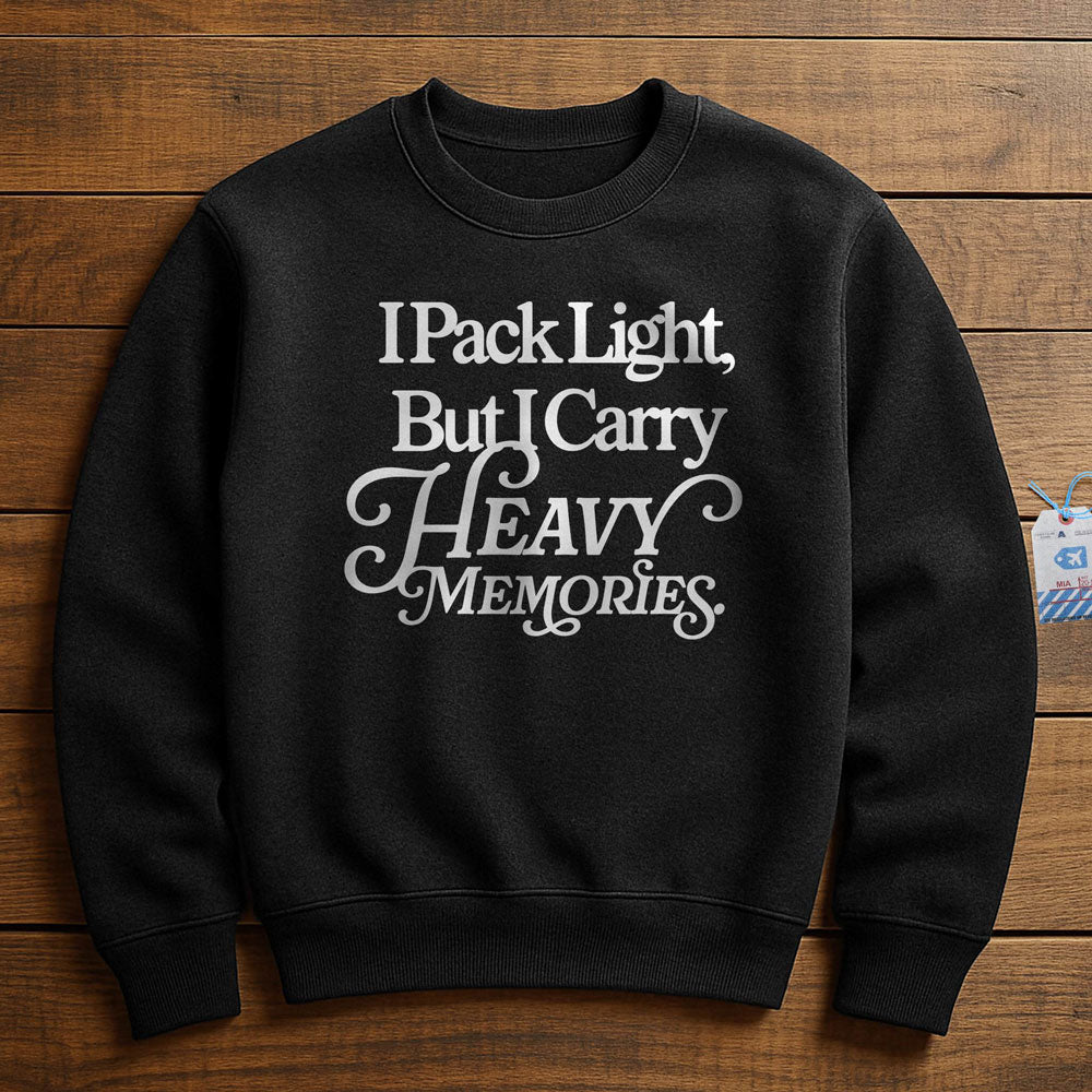 I Pack Light, But I Carry Heavy Memories - Sweatshirt