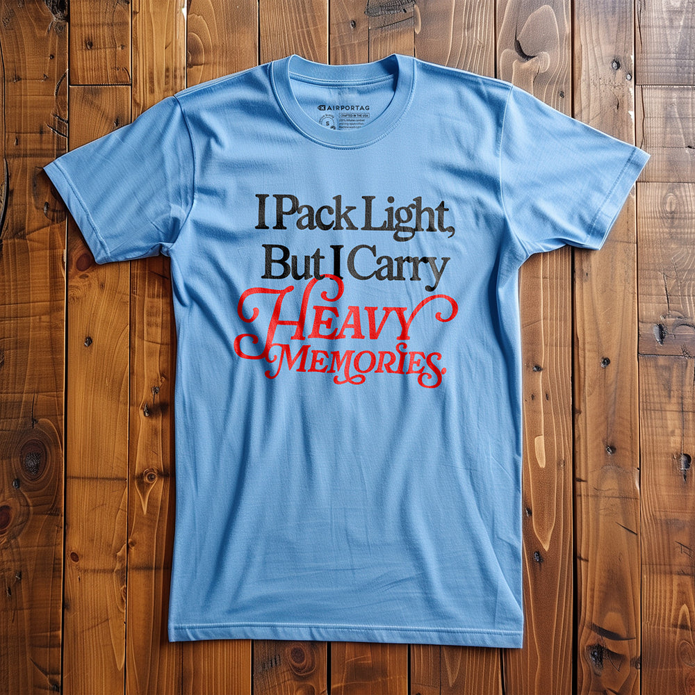 I Pack Light, But I Carry Heavy Memories - T-shirt