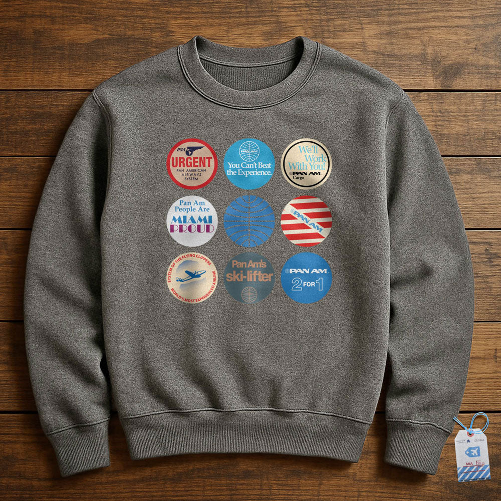 Pan Am Circles Badge - Sweatshirt