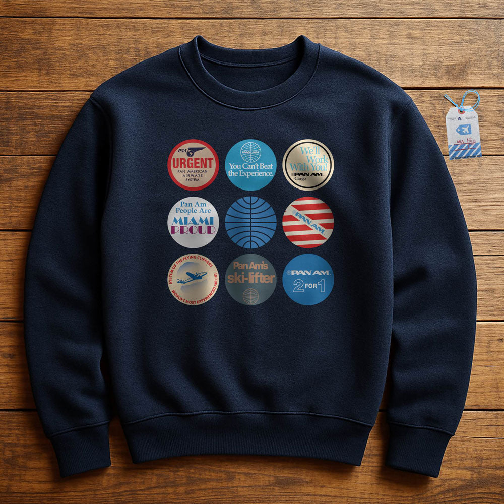 Pan Am Circles Badge - Sweatshirt