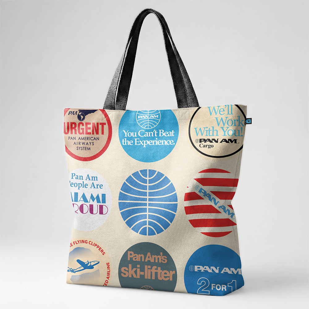 Pan Am Circles Badge - Tote Bag