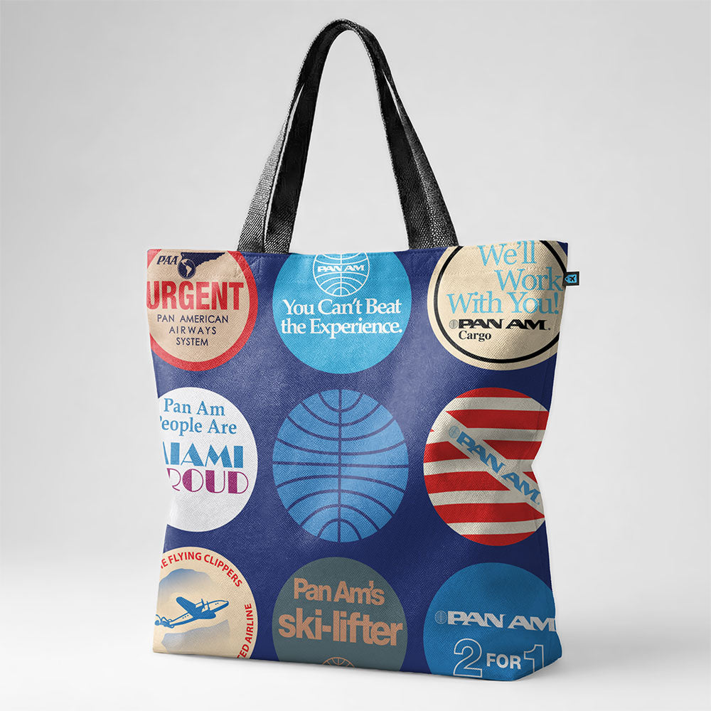 Pan Am Circles Badge - Tote Bag
