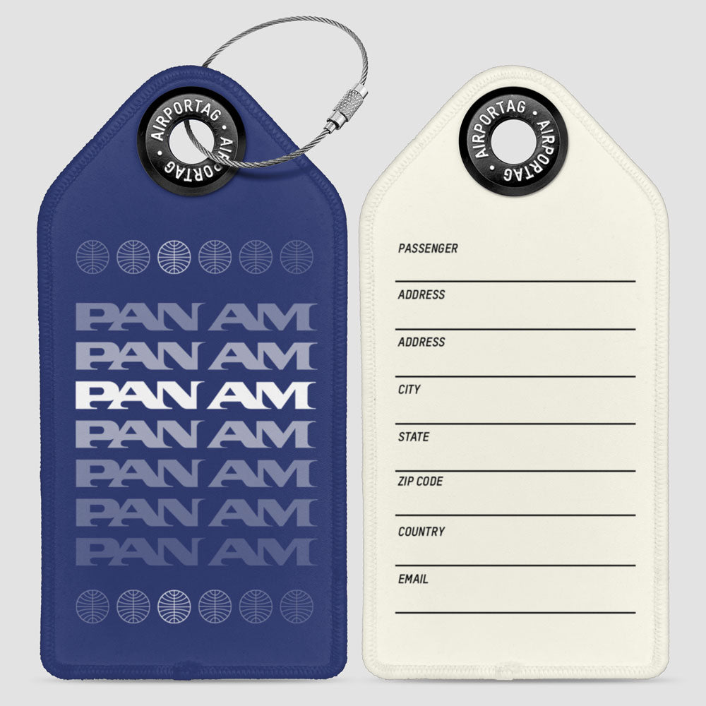 Pan Am Fading - Luggage Tag