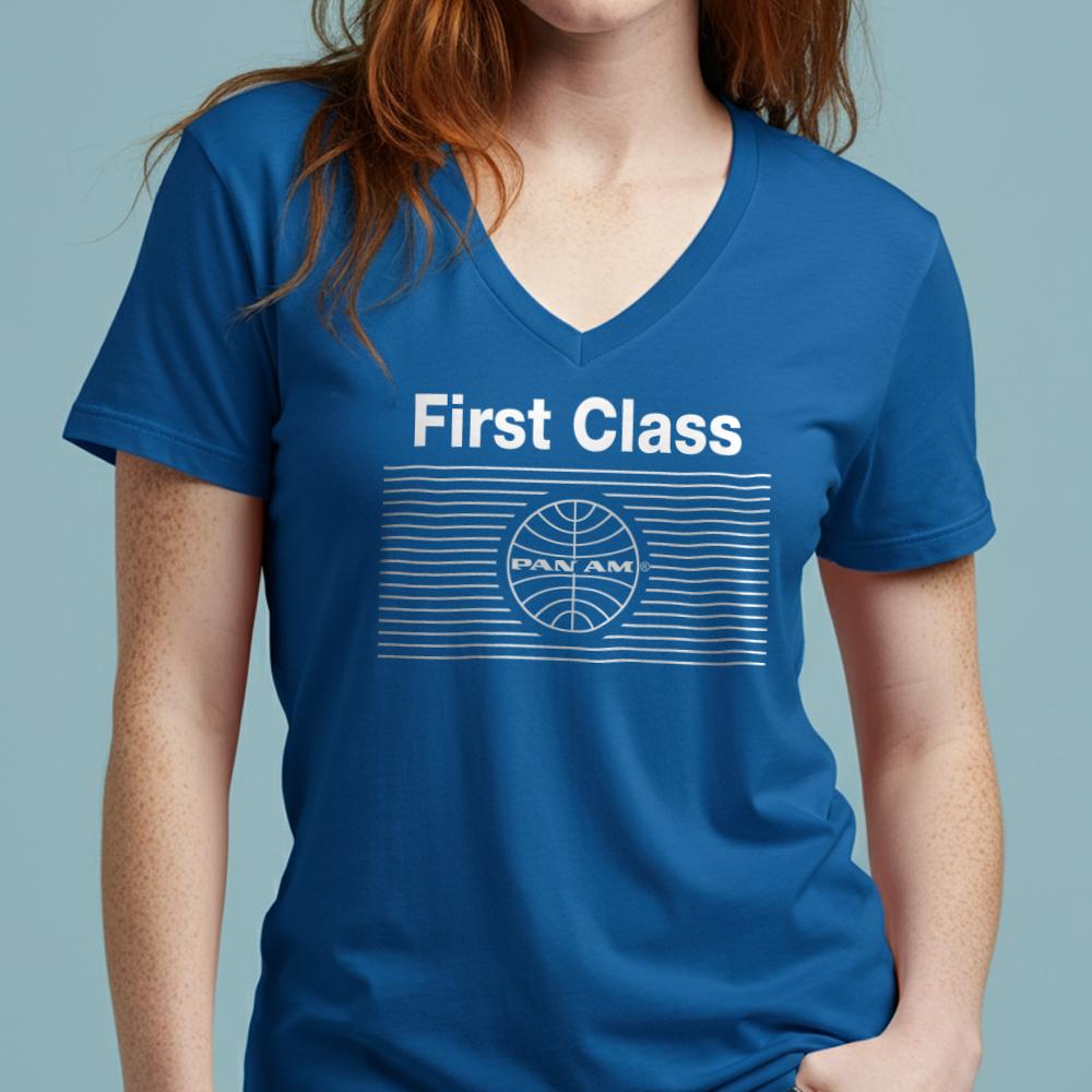 Pan Am First Class - Women's V-Neck T-Shirt