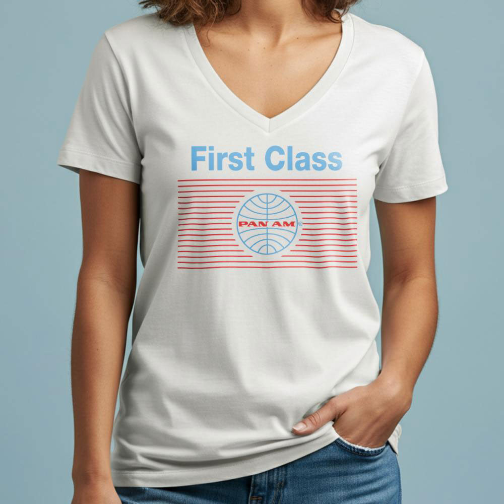 Pan Am First Class - Women's V-Neck T-Shirt