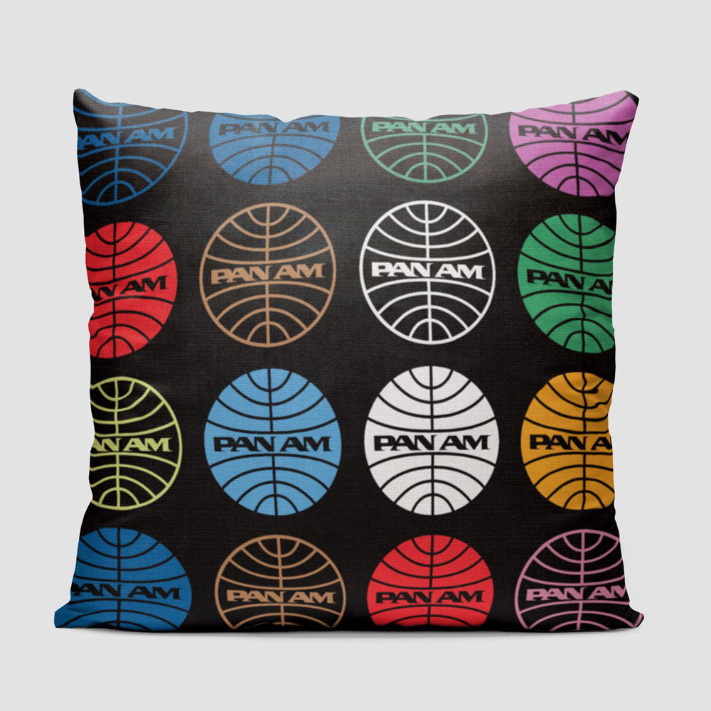 Pan Am Globes - Throw Pillow