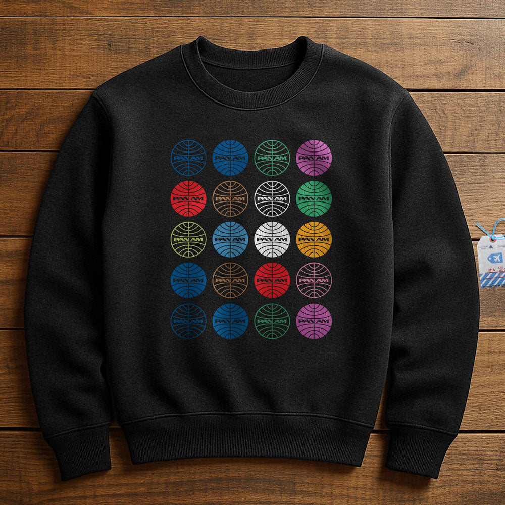 Pan Am Globes - Sweatshirt