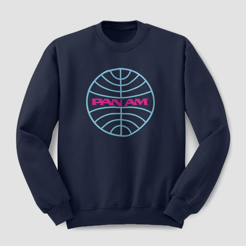 Pan Am Logo Neon - Sweatshirt