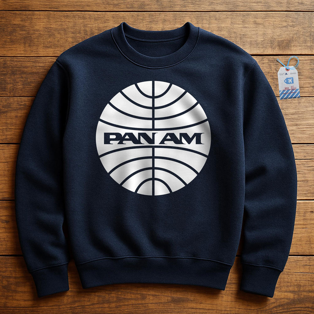 Pan Am Logo - Sweatshirt - Navy