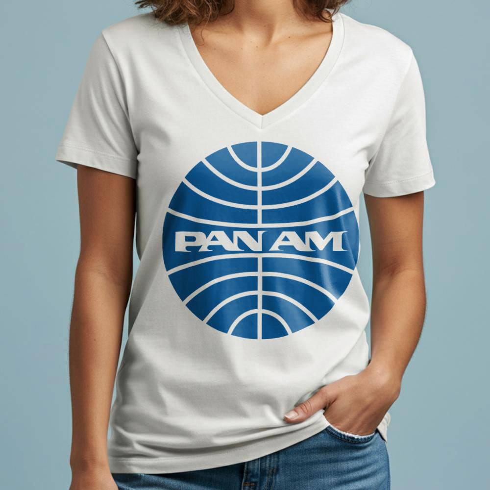 Pan Am Logo - Women's V-Neck T-Shirt