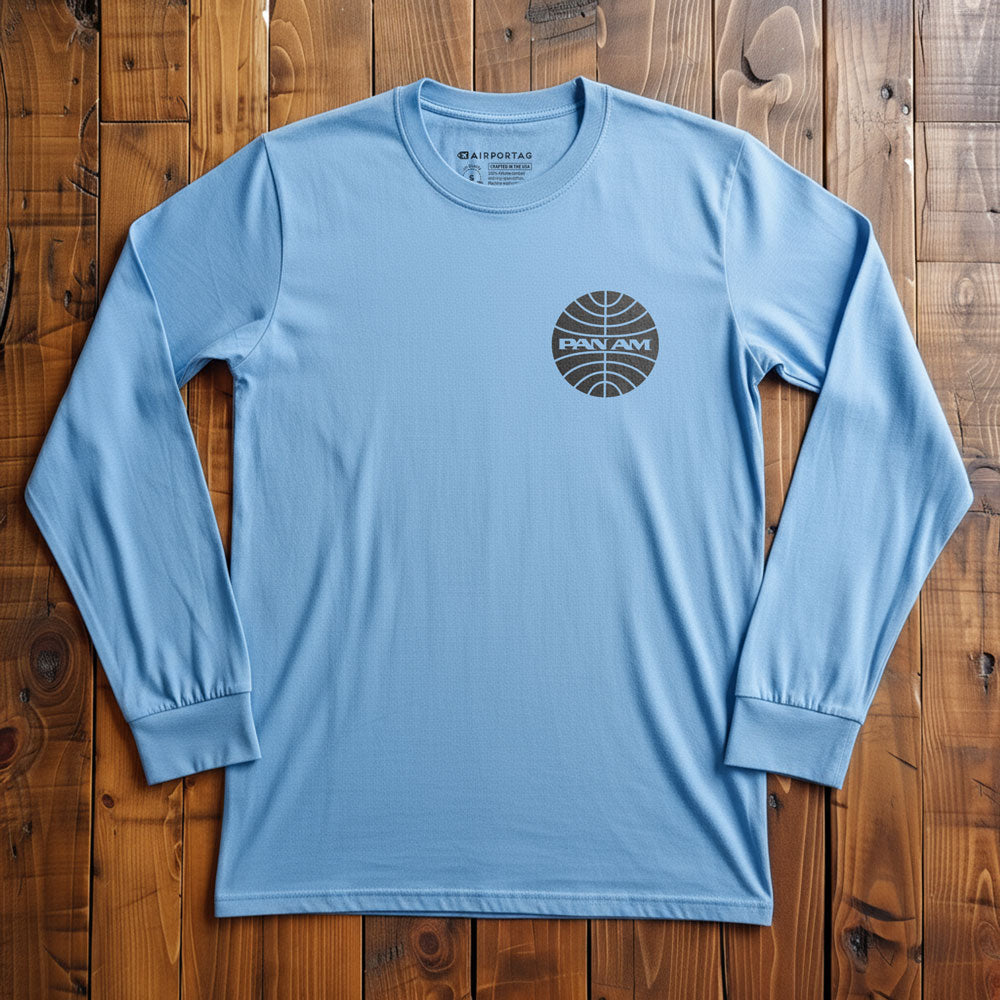 Pan Am Logo Pocket - Long Sleeve T-Shirt