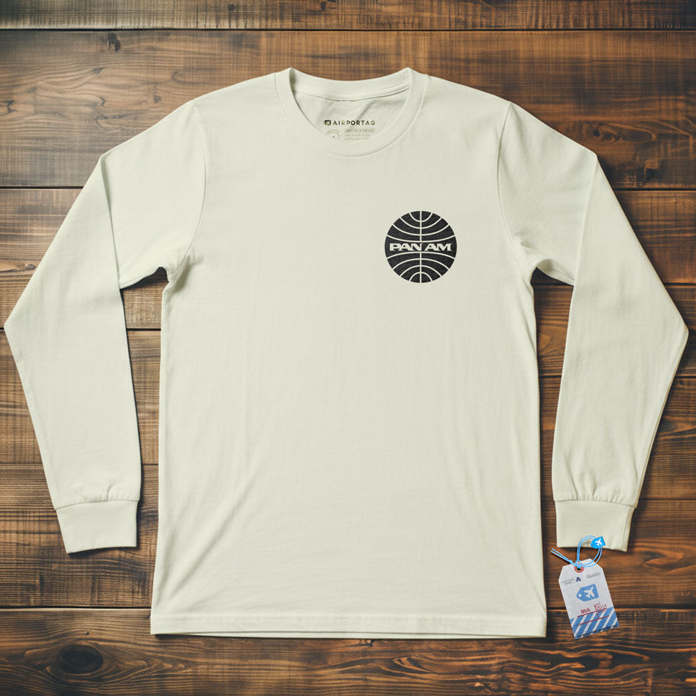 Pan Am Logo Pocket - Long Sleeve T-Shirt