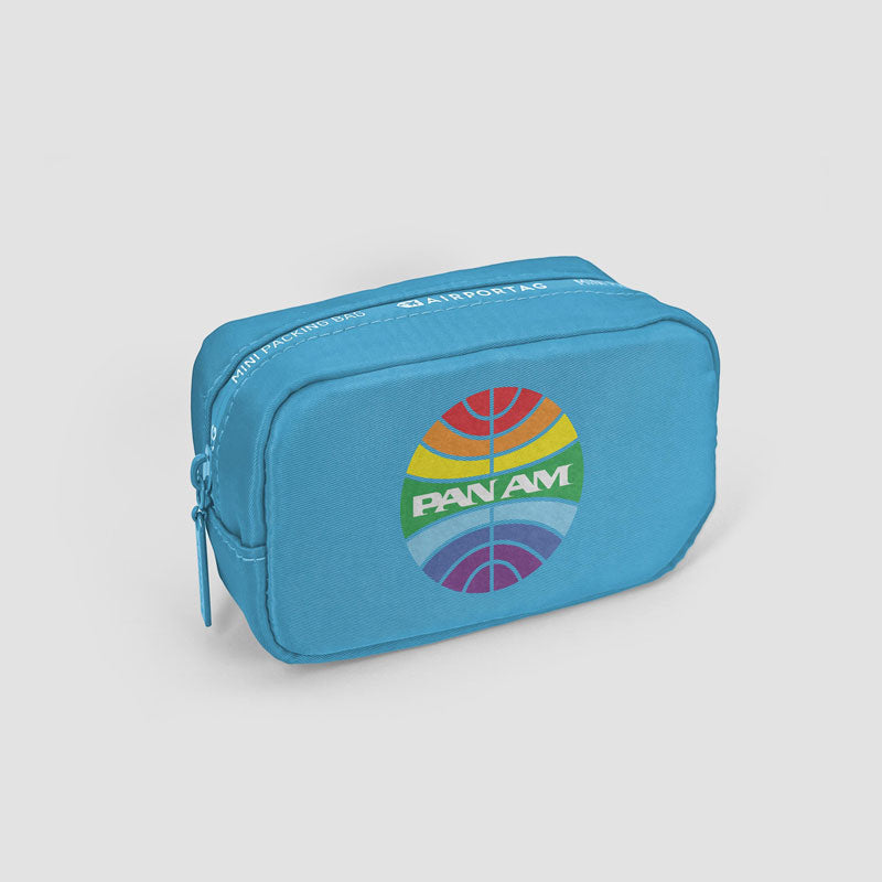 Pan Am Logo Rainbow - Mini Packing Bag